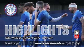 MATCH HIGHLIGHTS  RAMSBOTTOM UNITED 20 EUXTON VILLA [upl. by Assille]