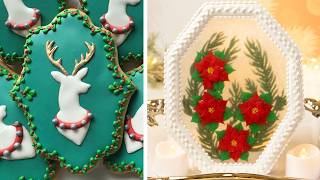 Amazing Decorated Christmas Cookie Ideas 🎄 [upl. by Ahsital]