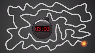 3 Minute Timer BOMB 💣 With Giant Bomb Explosion [upl. by Grane]