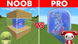 Minecraft NOOB vs PROPRANK AQUARIUM BUILD CHALLENGE [upl. by Yk410]