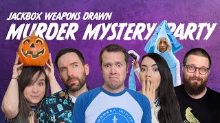 Jackbox Murder Mystery Party in Weapons Drawn 🎃 WHO IS THE MURDERER  Hallowstream IV [upl. by Nidya]