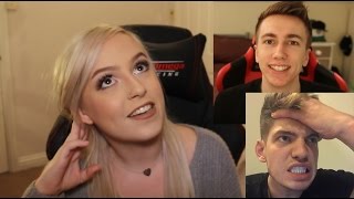 Reacting To My Sister SMASH OR PASSING YOUTUBERS [upl. by Danila399]