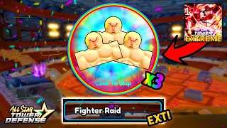 Beating Fighter Raid EXTREME  All Star Tower Defense [upl. by Annehsat]