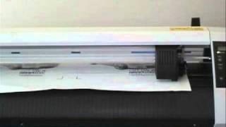 Graphtec CE500060  Print and Cut  BladePlacement [upl. by Maffei]