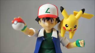 121  Ash e Pikachu  SH Figuarts  PT  BRASIL [upl. by Ade]