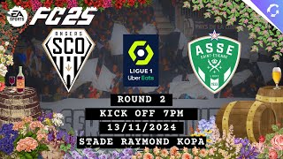 FC25  Ligue 1 R2  Angers vs Saint Etienne  GIA Football [upl. by Felicidad]