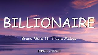 Billionaire  Bruno Mars  Lyrics Video [upl. by Post]