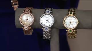 Ecclissi Facets Stainless Steel Gemstone amp Zircon Watch on QVC [upl. by Ynaffad755]