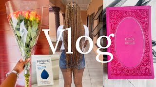 Vlog New hair amp flowers  Perspirex rollon review  Worship amp Praise South African YouTuber [upl. by Slaughter507]