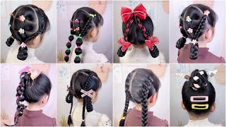 Creative Hair Tutorials  Pigtails Ponytails and Decorative Hairstyles [upl. by Goetz]