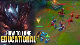 Talon mid  How to lane in a difficult match up  Episode 1  EDUCATIONAL [upl. by Telimay111]