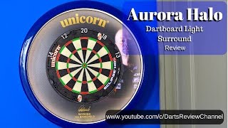 Aurora Halo Dartboard Lighting Surround Review [upl. by Eeladnerb159]