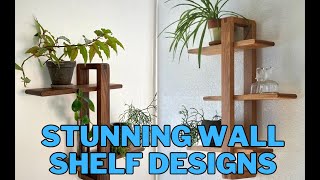 Stunning Wall Shelf Designs 2024 For Your Home [upl. by Guenna]