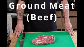 How to make Ground Meat in a food processor [upl. by Ilojne]