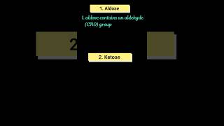 what is ketose and aldose carbohydrate l difference bw aldose amp ketose monosaccharide l biology [upl. by Aneryc866]