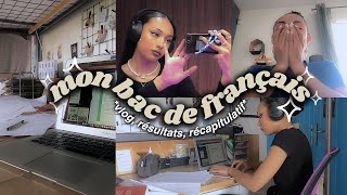 Mon Bac de Français vlogrésultats [upl. by Nedgo359]