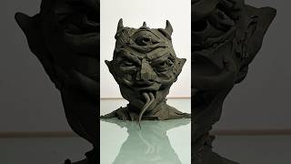 How to create devil in 10seconds 😈 clay asmr sculptor [upl. by Acira]