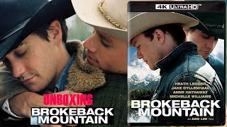 Brokeback Mountain 2005 4K Edition Review and Unboxing Heath Ledger Jake Gyllenhaal [upl. by Nudd]