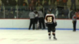 Chris McNeil  Miramichi vs Danny Robichaud  Tracadie Sheila 4 Nov 2012MOV [upl. by Dannica]