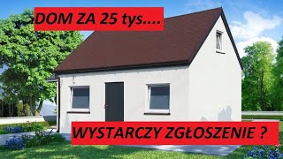 Budynek gospodarczy  na zgłoszenie czy mieszkalny Dom za 25 tys [upl. by Brina]