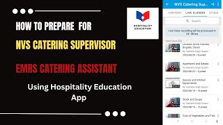 How to Prepare For NVS Catering Supervisor and EMRS Catering Assistant [upl. by Heady831]