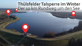 Thülsfelder Talsperre  10 km Rundweg [upl. by Notgnillew]