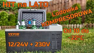 Kompresorowa Lodówka 1224230V Od 10 do 22 STOPNI Vevor 20L [upl. by Esmerolda530]