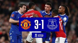 MAN UNITED 31 EVERTON  FA Cup highlights [upl. by Illac]