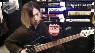 TECH21 SANSAMP BASS DRIVER DILB イケベ楽器 立崎さん デモ＆インタビュー [upl. by Worden591]