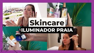 Meu Skincare Dia e Noite na Praia  Dra Greice Moraes [upl. by Mcgray]