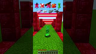 Minecraft Laser Gap vs Lowest Mobs😱 もういいよ minecraft shorts [upl. by Ciredor]