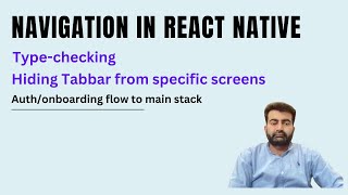 React Native Navigation with Typescript [upl. by Nivrac]