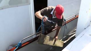 Cruising Tips 1 Mooring Alongside Using Fender Boards [upl. by Zuliram]