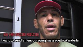 UFC 110 Wanderlei Silva vs Michael Bisping predictions by Anderson Silva  Jose Aldo  Nogueira [upl. by Boorer]