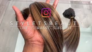 HOW TO BROWN amp BLONDE BOMBSHELL HIGHLIGHTS MINI TUTORIAL  FT DAKORE HAIR [upl. by Maxi]