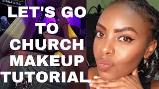 CLEAN CHURCH MAKEUP TUTORIALeasy classy elegant tutorial makeuptutorial selfimprovement [upl. by Ulphia505]