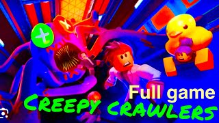 Playing creepy crawlers in Roblox full game🕷️👽 [upl. by Orofselet]