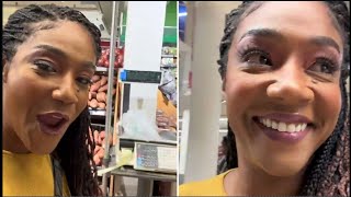 Tiffany Haddish Jokes About African Store Being Clean… Receives Backlash amp CLAPS Back [upl. by Nairb]