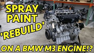 2016 BMW F80 M3 Twin Turbo S55 Bad Engine Teardown Bogus Rebuild [upl. by Autry]