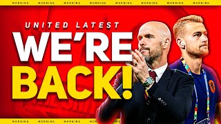 De Ligt TRANSFER Request Ten Hag TRANSFER Demand Man Utd Transfer News [upl. by Enyluqcaj]