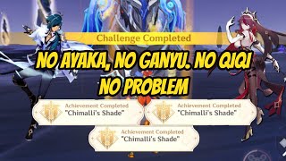 Easy Chimallis Shade All 3 Achievements Kaeya amp Rosaria Gameplay Using 4 Star Character Only [upl. by Micah249]