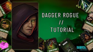 Dawncaster  🔪 Dagger Rogue Playthrough 🔪  Normal Difficulty  Beginner Tutorial [upl. by Joappa]