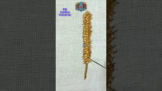 Zardosi Work  Zardosi Work Design  Zardosi Work for Beginners  Srija Aari Designers embroidery [upl. by Esoranna382]