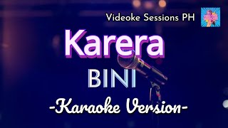 Karera  BINI karaoke version [upl. by Mclyman]