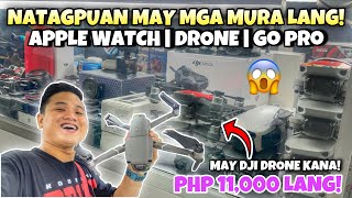 NATAGPUAN KO SWAK sa PRESYO na MURA LANG Action Camera Go pro DJI Drone amp Apple Watch [upl. by Yhtimit]