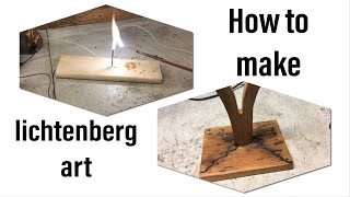 How to make lichtenberg art using old microwaves 2 more detail [upl. by Garek]