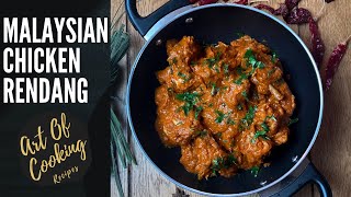 Malaysian Chicken Rendang  Rendang Ayam  How To Make Chicken Rendang [upl. by Esirehs]