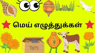 மெய் எழுத்துக்கள்  Tamil Consonant Letters for Kids  Learn Tamil Alphabet [upl. by Premer418]