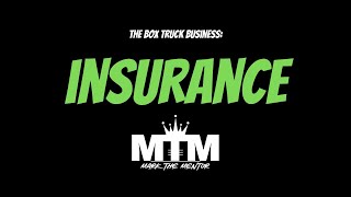 The Box Truck Business Insurance [upl. by Fletcher]