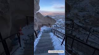 Cappadocia cappadocia winter snow istanbul turkey solo trending [upl. by Nirahs163]